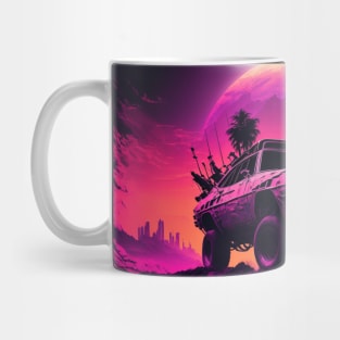 80s Retro-Futuristic Car Mug